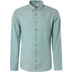 No Excess Overhemd lange mouw linnen pacific