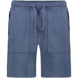Airforce Shorts garment dyed ombre blue