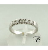 Atelier Christian Gouden alliance ring met diamant