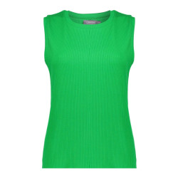 Geisha 42100-41 530 top rib sleeveless bright green