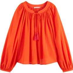 Scotch & Soda Balloon sleeve top candy red
