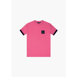 Black Donkey Kordaat t-shirt i pink/zwart men