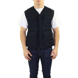 Off White Heren wave tag padded vest