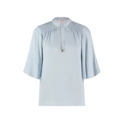 Freebird Sun ss blouse ice blue