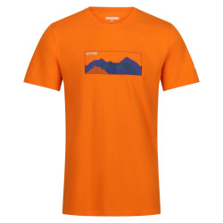 Regatta Heren breezed iv mountain t-shirt