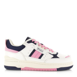 Polo Ralph Lauren Masters sport | white navy pink lage sneakers dames