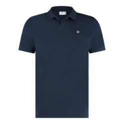 Blue Industry Luxe basic v-hals polo