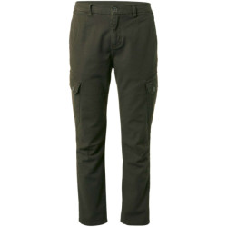 No Excess Pants cargo garment dyed stretch taupe