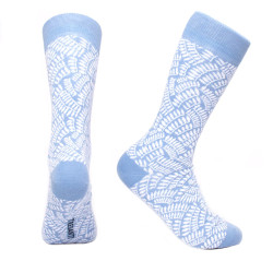 Tresanti Cori | socks with fern pattern | lilac