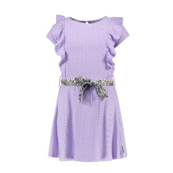 B.Nosy Meisjes korte mouwen jurk maan lavender