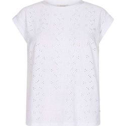 Free Quent Fqblond tee flower brillant white