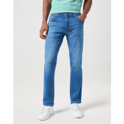 Wrangler Greensboro heren regular straight-fit jeans rustic