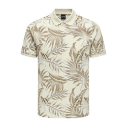 Only & Sons Onskash slim leaf aop ss polo