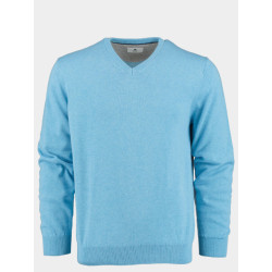 Bos Bright Blue Pullover cotton regular fit 418100cct-13/625