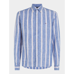Tommy Hilfiger Casual hemd lange mouw linen triple stripe shirt mw0mw34612/0a5