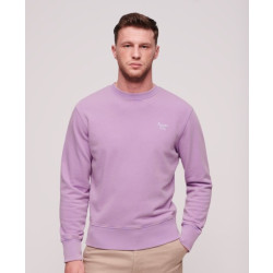 Superdry M201342a vintage washed 2lt lavender purple heren sweater