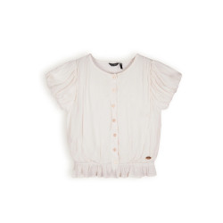 NoBell Meiden blouse tay pearled ivory