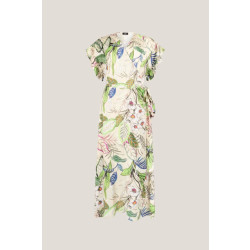 Jansen Amsterdam Printend long dress naya wb566 multi sand