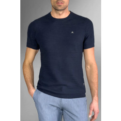 Koll3kt Riccione 3d streep knitted t-shirt -