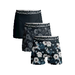 Muchachomalo Men 3-pack boxer shorts print/print/solid