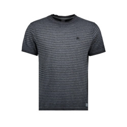 Lerros T-shirt in ton sur ton streep patroon