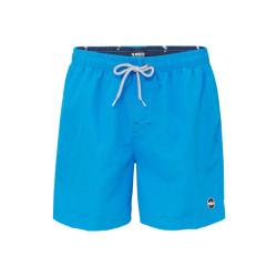 Happy Shorts Heren zwemshort effen blauw