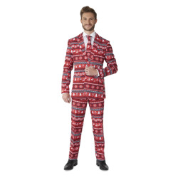 Suitmeister Nordic pixel red