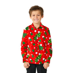Suitmeister Boys christmas trees stars red