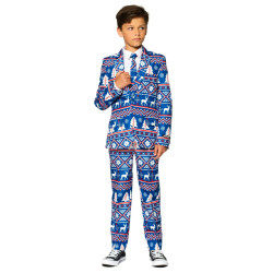 Suitmeister Boys christmas blue nordic