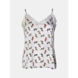 Mucho Gusto Slip top met luipaarden