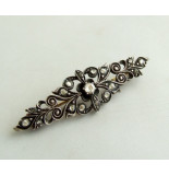 Christian Antieke broche met roosdiamant
