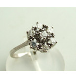 Christian Gouden rozet ring met diamant