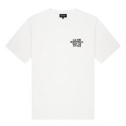 Quotrell | la vie t-shirt white/black