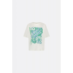 Fabienne Chapot clt-292-tsh-ss24 fay bloom green t-shirt