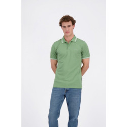 Airforce Hrm0655 double stripe 610 green heren polo