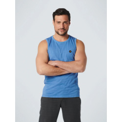 No Excess Heren singlet 20340417 137 washed blue