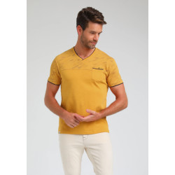 Gabbiano Heren shirt 153550 809 yellow used