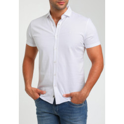 Gabbiano Heren overhemd 334551 101 white