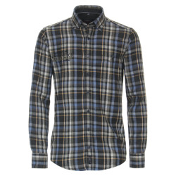 Casamoda Heren overhemd 434165500 750 anthracite