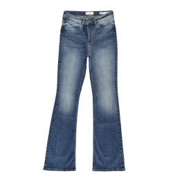 Cars Michelle dames flare jeans denim stone used