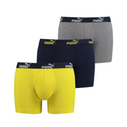 Puma Number 1 boxer 3-pack navy/ yellow