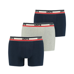 Levi's Sportswear logo boxer 3-pack 100002870 001 navy/ grey melange