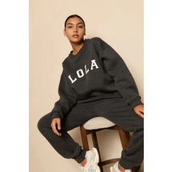 The Lola Club Milla sweater dark grey -