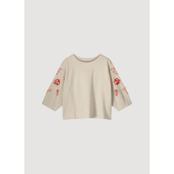 Summum 3s5014-30624 122 quinty: sweatshirt embellished sweat ivory