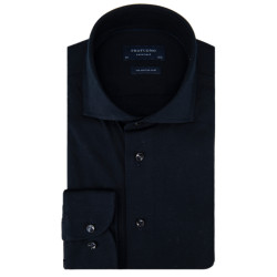 Profuomo Originale slim fit knitted overhemd met lange mouwen