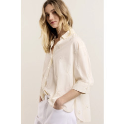 Summum 2s3054-12049 blouse embellished cotton