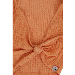 Looxs Revolution Zomer knoop vestje abricot voor meisjes in de kleur