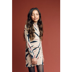 Looxs Revolution Slim-fit jurkje tie dye voor meisjes in de kleur