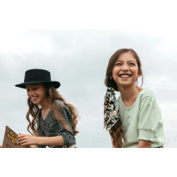Looxs Revolution Fancy top krinkel pistache voor meisjes in de kleur