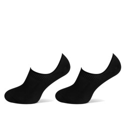 Basset Dames/heren bamboe sokken invisible footie 2-pack